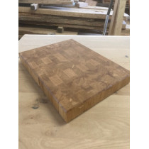Eiche, Schneidebrett, Hackbrett. Schneideklotz, Hirnholz, Stirnholz, Landhaus, 45x30x6 cm